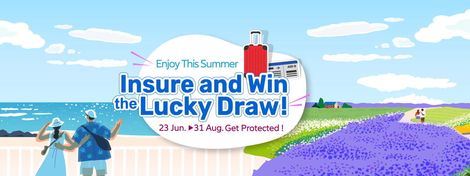 Insure and win lucky draw